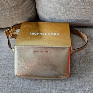 Michael Kors Metallic Gold Belt Bag